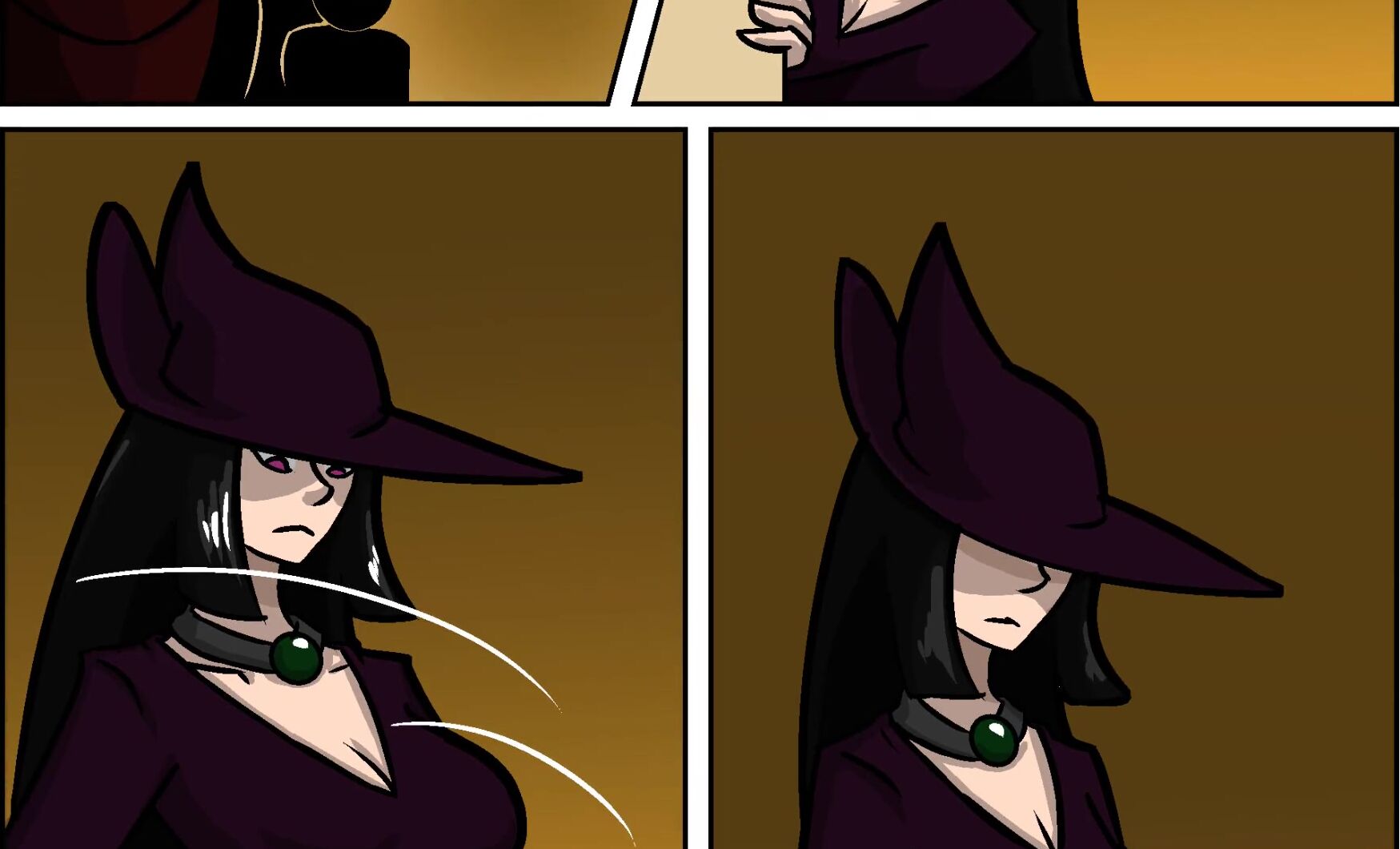 Witches breast expansion - animated comic